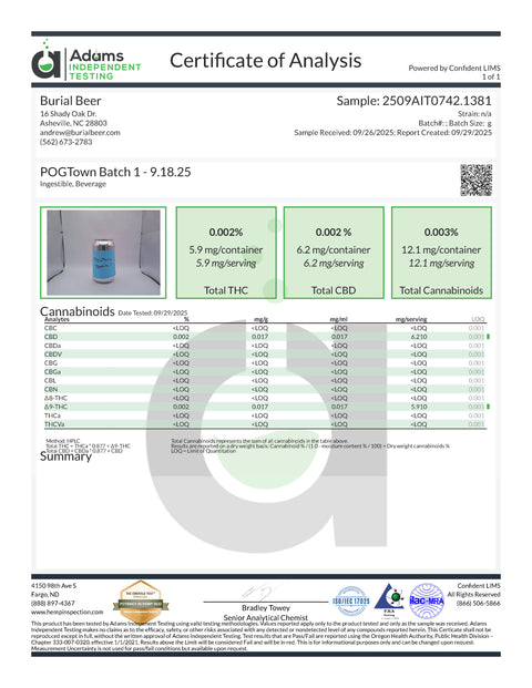 Seance POGtown Cooler - 5mg