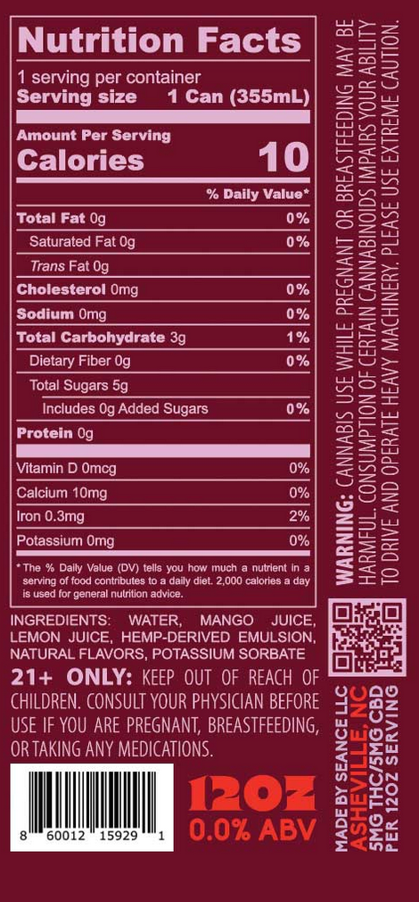 Seance Mango Tiki Punch - 5mg (4-Pack)